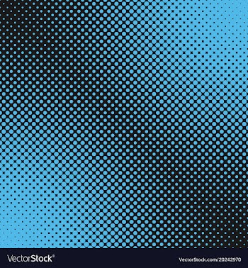 Geometrical halftone dot pattern background vector image