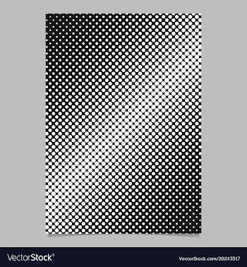 Geometrical halftone dot pattern background vector image
