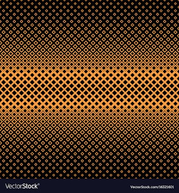 Geometrical halftone square pattern background vector image