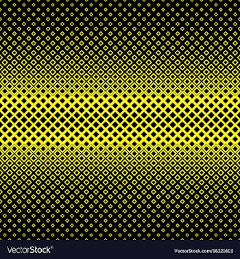 Geometrical halftone square pattern background vector image