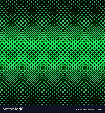 Geometrical halftone square pattern background vector image