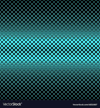 Geometrical halftone square pattern background vector image