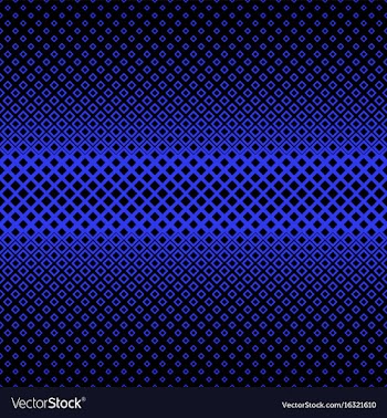 Geometrical halftone square pattern background vector image