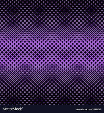 Geometrical halftone square pattern background vector image