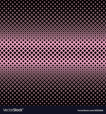 Geometrical halftone square pattern background vector image