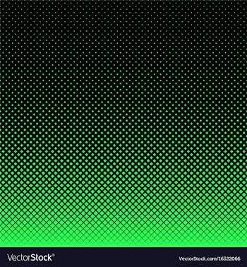 Geometrical halftone square pattern background vector image