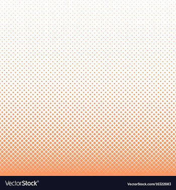 Geometrical halftone square pattern background vector image
