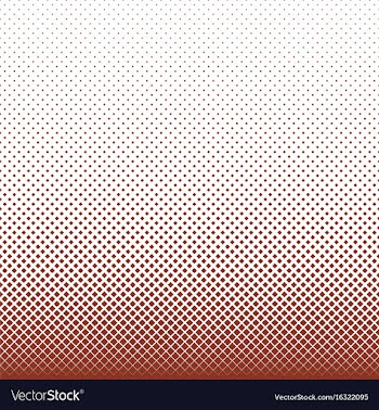 Geometrical halftone square pattern background vector image