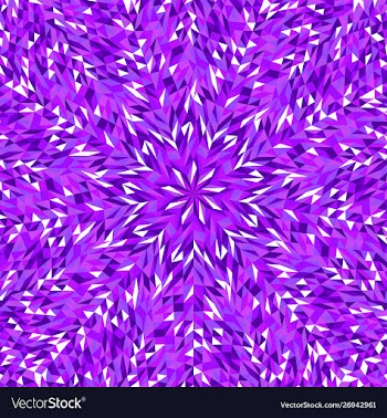 Geometrical hypnotic abstract circular burst vector image