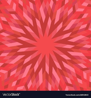 Geometrical hypnotic colorful tiled pattern vector image