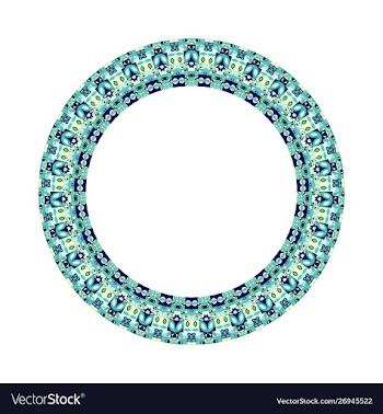 Geometrical isolated abstract colorful tiled vector image