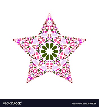 Geometrical isolated abstract gemstone ornament vector image