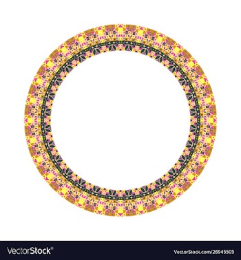 Geometrical isolated abstract tiled mosaic vector image