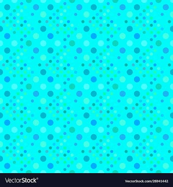 Geometrical light blue dot pattern background vector image