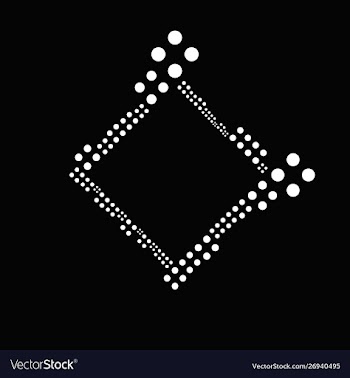 Geometrical minimal circle badge decoration vector image