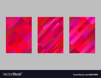 Geometrical modern abstract stripe poster vector image