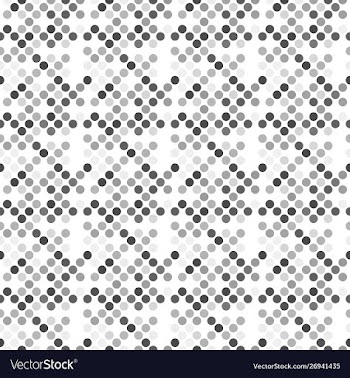 Geometrical monochrome abstract dot pattern vector image