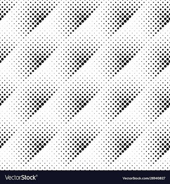 Geometrical monochrome seamless circle pattern vector image