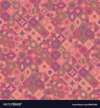 Geometrical mosaic pattern background - abstract vector image