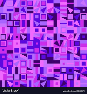 Geometrical mosaic pattern background - abstract vector image