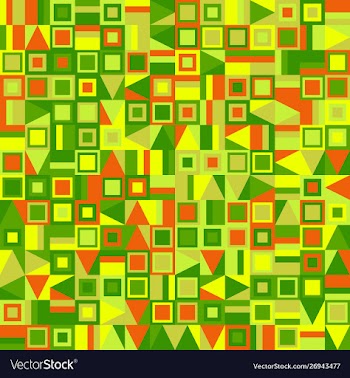 Geometrical mosaic pattern background - abstract vector image