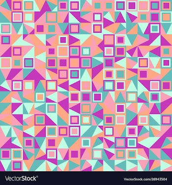 Geometrical mosaic pattern background - abstract vector image