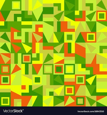 Geometrical mosaic pattern background - abstract vector image
