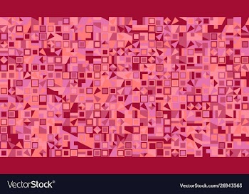 Geometrical mosaic pattern background - abstract vector image