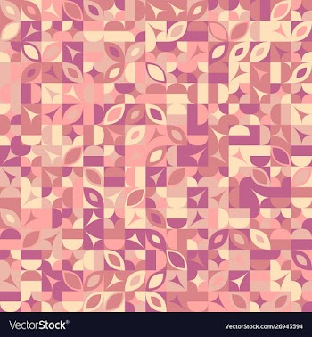 Geometrical mosaic pattern background - colorful vector image