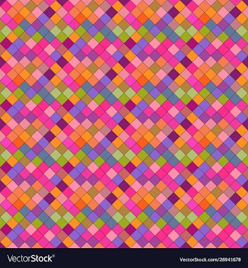 Geometrical multicolored abstract diagonal square vector image