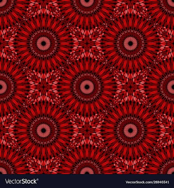 Geometrical oriental gemstone mandala pattern vector image