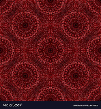 Geometrical oriental gemstone mandala pattern vector image