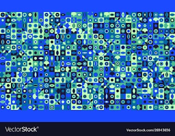 Geometrical pattern background - colorful vector image