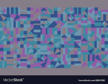 Geometrical pattern background design - colorful vector image
