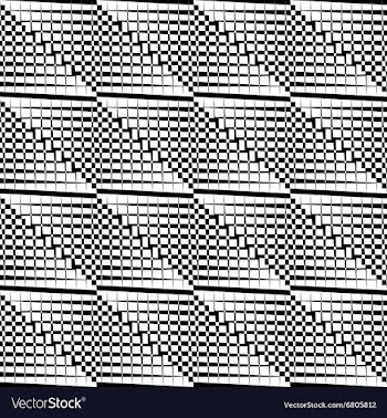 Geometrical pattern black and white color vector image