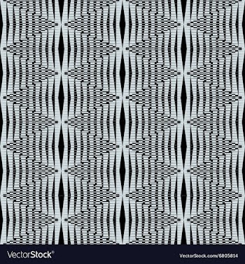 Geometrical pattern black and white color vector image