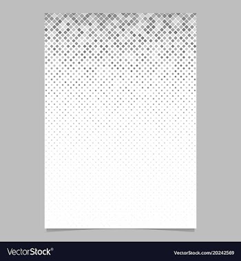 Geometrical pattern flyer design - mosaic page vector image
