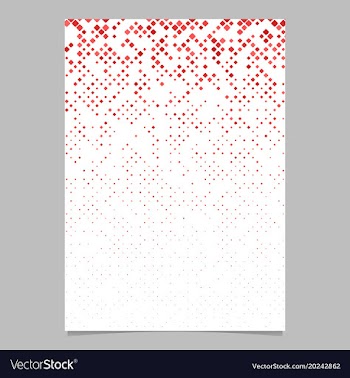 Geometrical pattern poster design - tile mosaic vector image