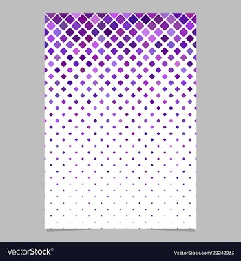 Geometrical pattern poster template - mosaic page vector image