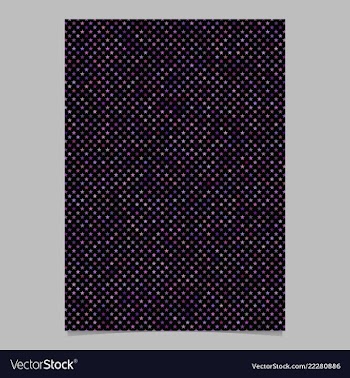 Geometrical pentagram pattern background brochure vector image