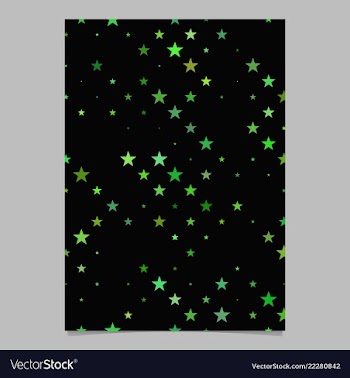 Geometrical pentagram pattern background poster vector image