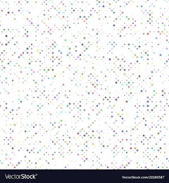 Geometrical pentagram pattern background vector image