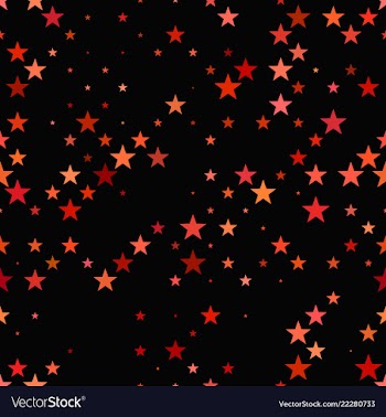 Geometrical pentagram star pattern background vector image