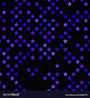 Geometrical pentagram star pattern - background vector image