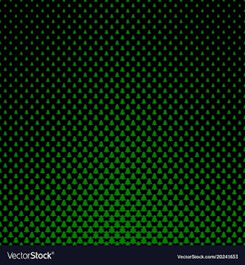 Geometrical pine tree forest pattern background vector image