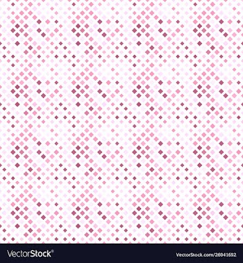 Geometrical pink abstract seamless square pattern vector image