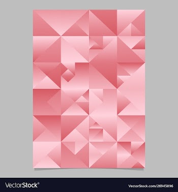 Geometrical polygonal abstract triangle poster vector image
