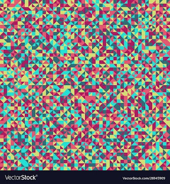 Geometrical polygonal mosaic triangle pattern vector image
