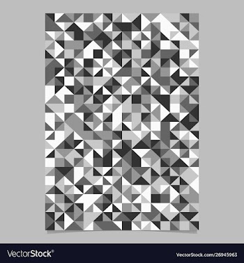 Geometrical polygonal seamless mosaic triangle vector image