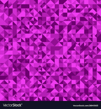 Geometrical purple abstract mosaic triangle vector image